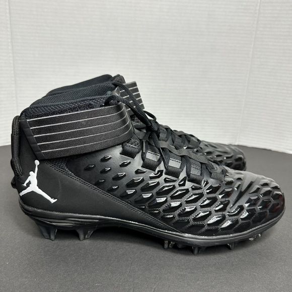 Nike Air Jordan Force Savage Pro 2 Mens Size 13.5 Football Cleats Blk CV1663-003 main image 8